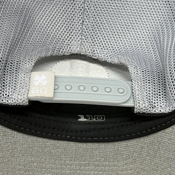 Black‎ Clover Live Lucky Snapback Hat Gray 110 Flex Tech Yupoong Stretch - Picture 10 of 10